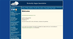 Desktop Screenshot of kentuckyangus.org
